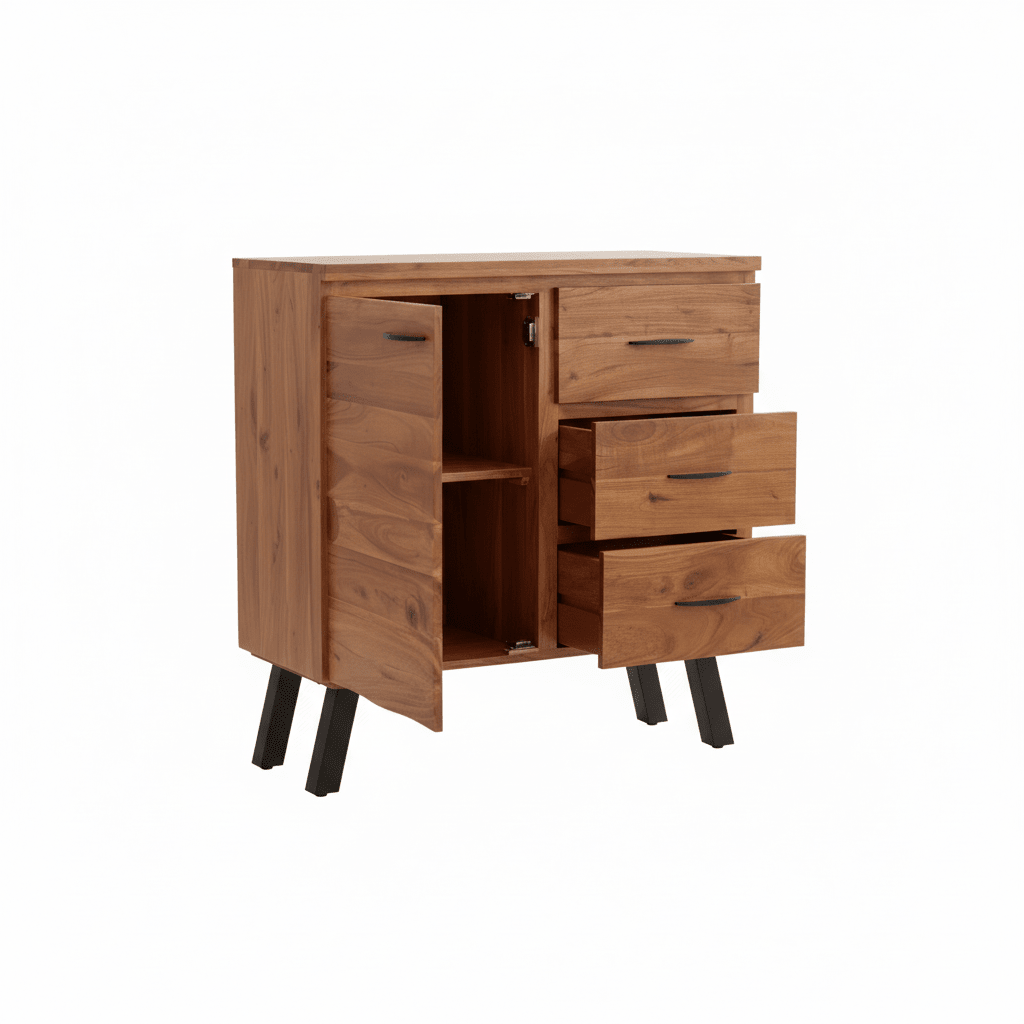 Nashik Small Acacia Sideboard