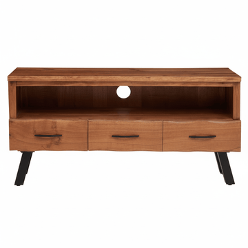 Nashik Three Drawer Acacia Media Unit