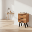 Nashik Three Drawer Acacia Side Table