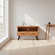 Nashik Two Drawer Acacia Media Unit