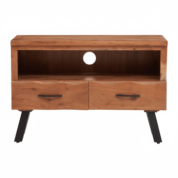 Nashik Two Drawer Acacia Media Unit