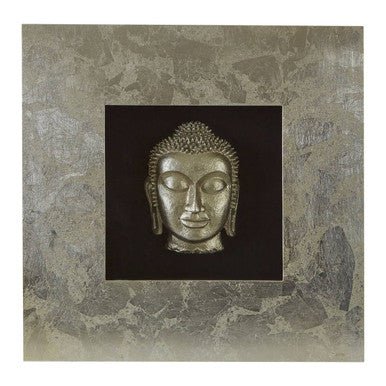 Nason Framed Silver Buddha Wall Art