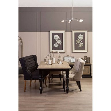 Nason Silver Leaf Design Framed Wall Art