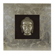 Nason Framed Silver Buddha Wall Art