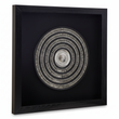 Nason Framed Silver Disc Wall Art