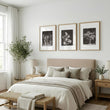 Nature Art Dark Botanical Wildflowers & Blossom Wall Art Prints | Set of 3