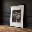 Nature Art Dark Botanical Wildflowers & Blossom Wall Art Prints | Set of 3