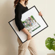 Nature Canvas Wall Art Botanical Flower Shop Illustrations | Set of 3