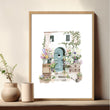 Nature Canvas Wall Art Botanical Flower Shop Illustrations — piece 3 of 3 in the set