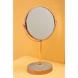Neptune Copper Finish Round Swivel Bathroom Mirror