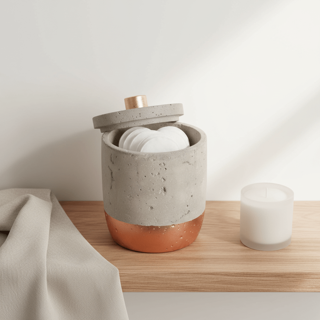 Neptune Cotton Jar With Lid