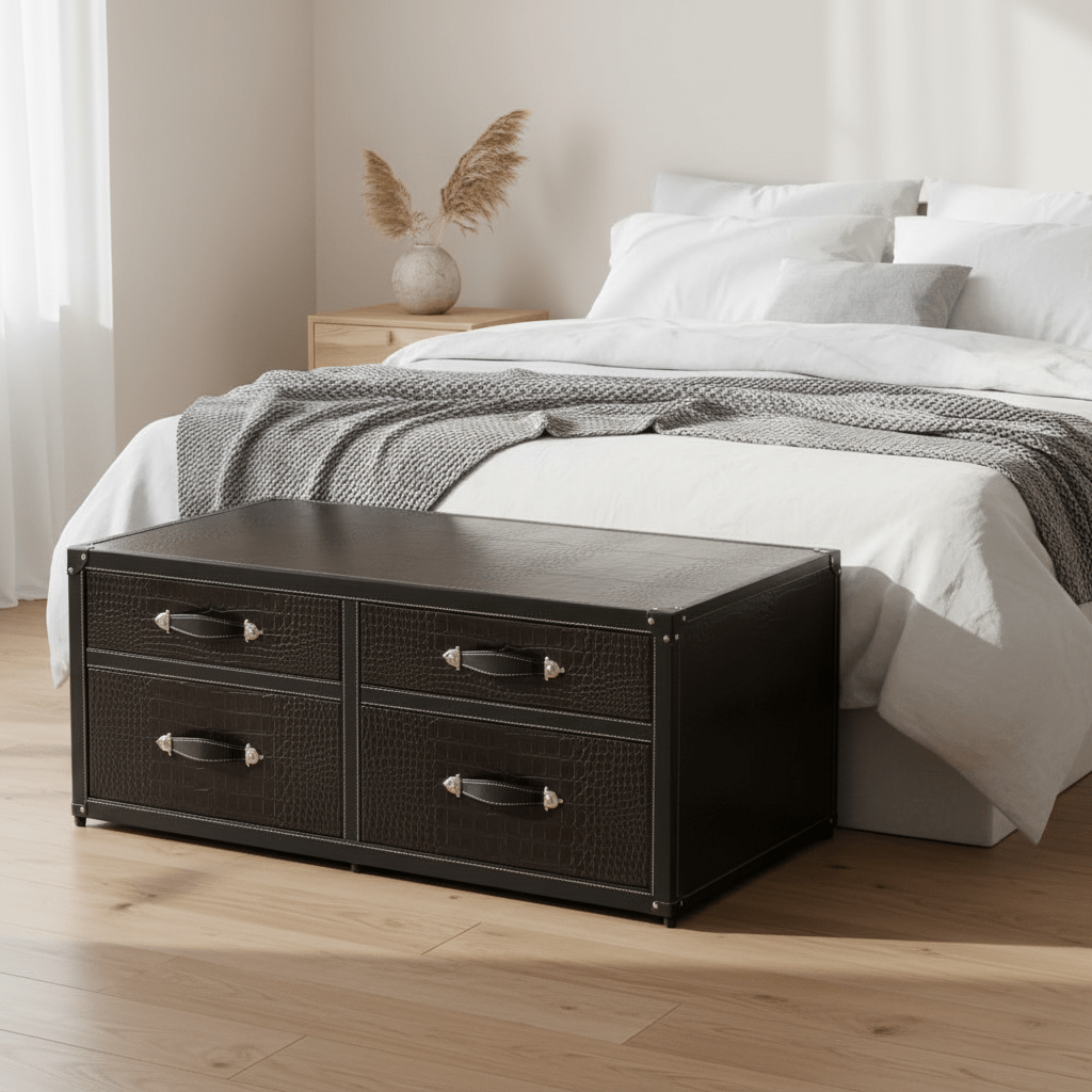New Croc 4 Drawers Storage Trunk