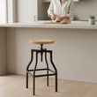 New Foundry Ash Seat Bar Stool