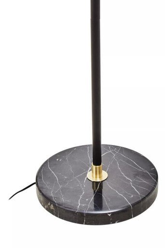 Newton Gold Finish Metal Shade Floor Lamp