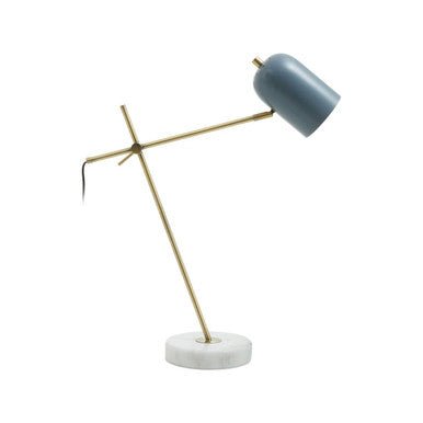 Newton Grey Shade Desk Lamp