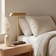 Newton Brass Finish Desk Lamp