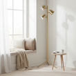 Newton Brass Finish Floor Lamp