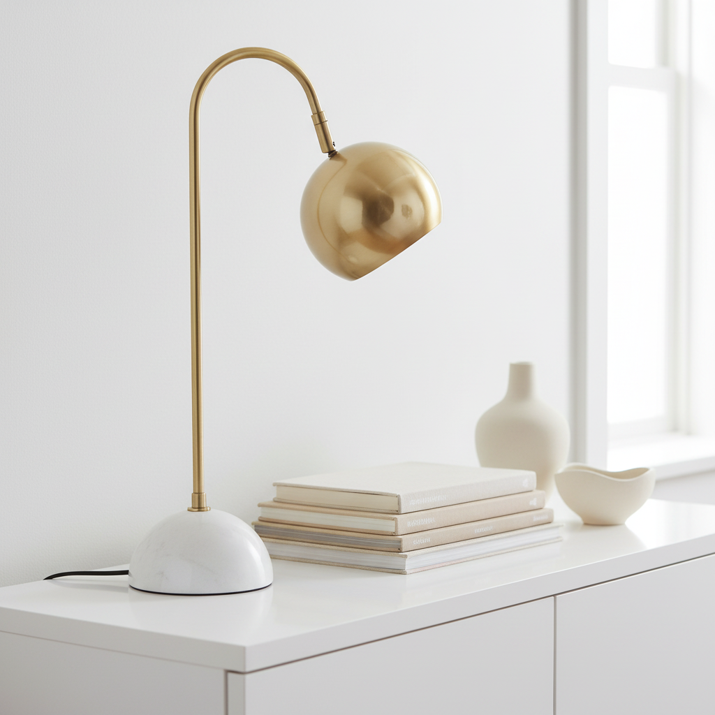 Newton Globe Shaped Desk Lamp