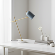 Newton Grey Shade Desk Lamp