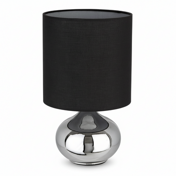 Niko Black Fabric Shade Table Lamp