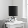 Niko Black Fabric Shade Table Lamp