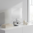 Niko White Fabric Shade Table Lamp