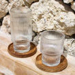 Nila Ribbed Glasses (Set of 4)