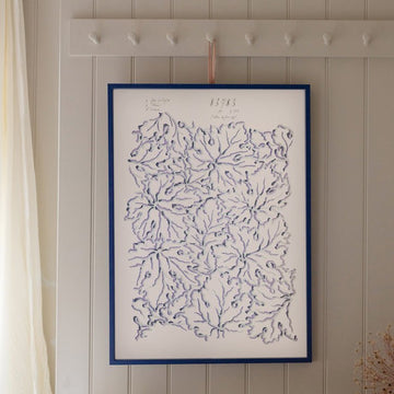 No.099 - Ethereal Leaves - Vintage Archive Poster Prints