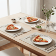 Noir Set Of Four Pizza Plates