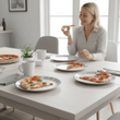 Noir Set Of Four Pizza Plates