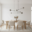 Nordic Minimalist Living Room Bedroom Dining Room Molecular Chandelier