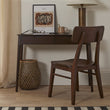 Norway 2 Drawer Walnut Console Table