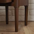 Norway Narrow Walnut Bedside Table