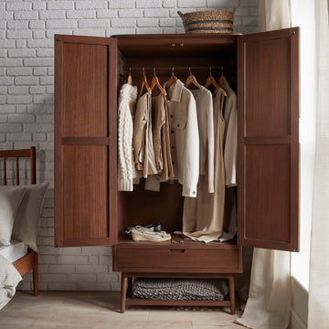 Norway Walnut Wardrobe