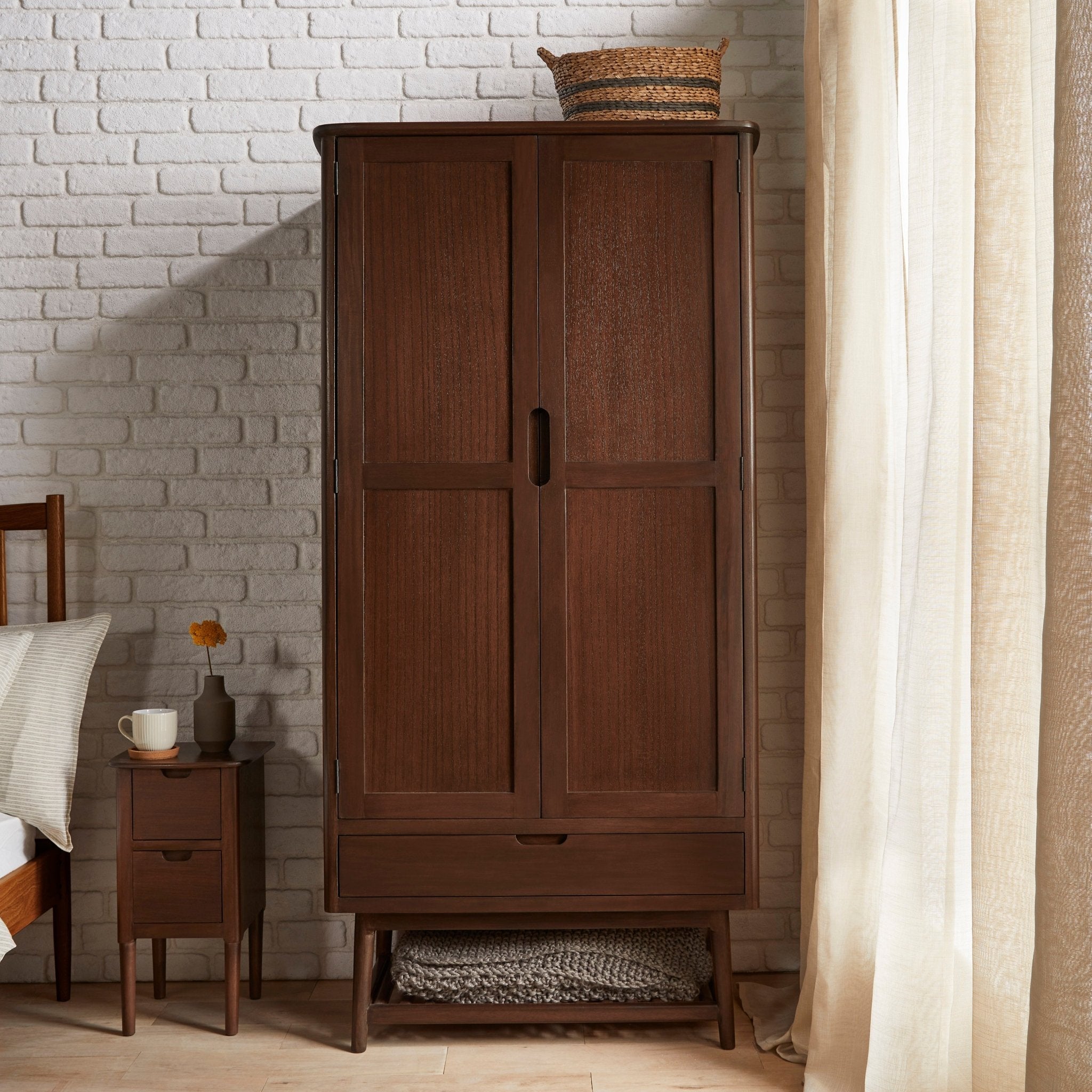 Norway Walnut Wardrobe