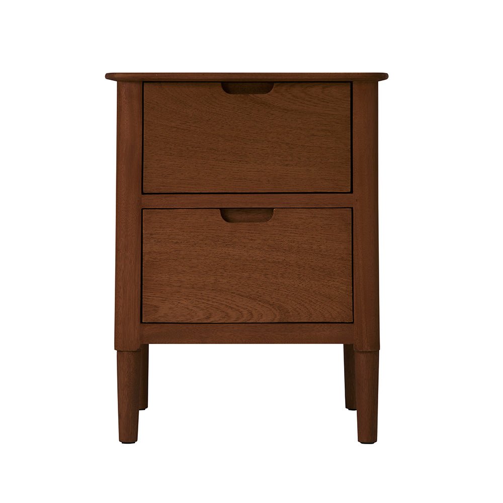 Norway Walnut Wooden Bedside Table