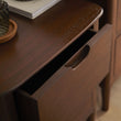 Norway Walnut Wooden Bedside Table