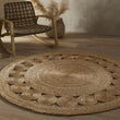 Nova Natural Circle Rug – Handwoven Round Jute Rug