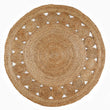Nova Natural Circle Rug – Handwoven Round Jute Rug