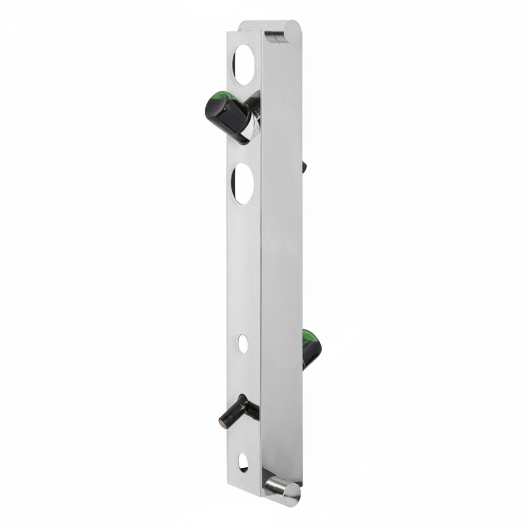 Novo 6 Bottle Silver Vertical Wine Rack