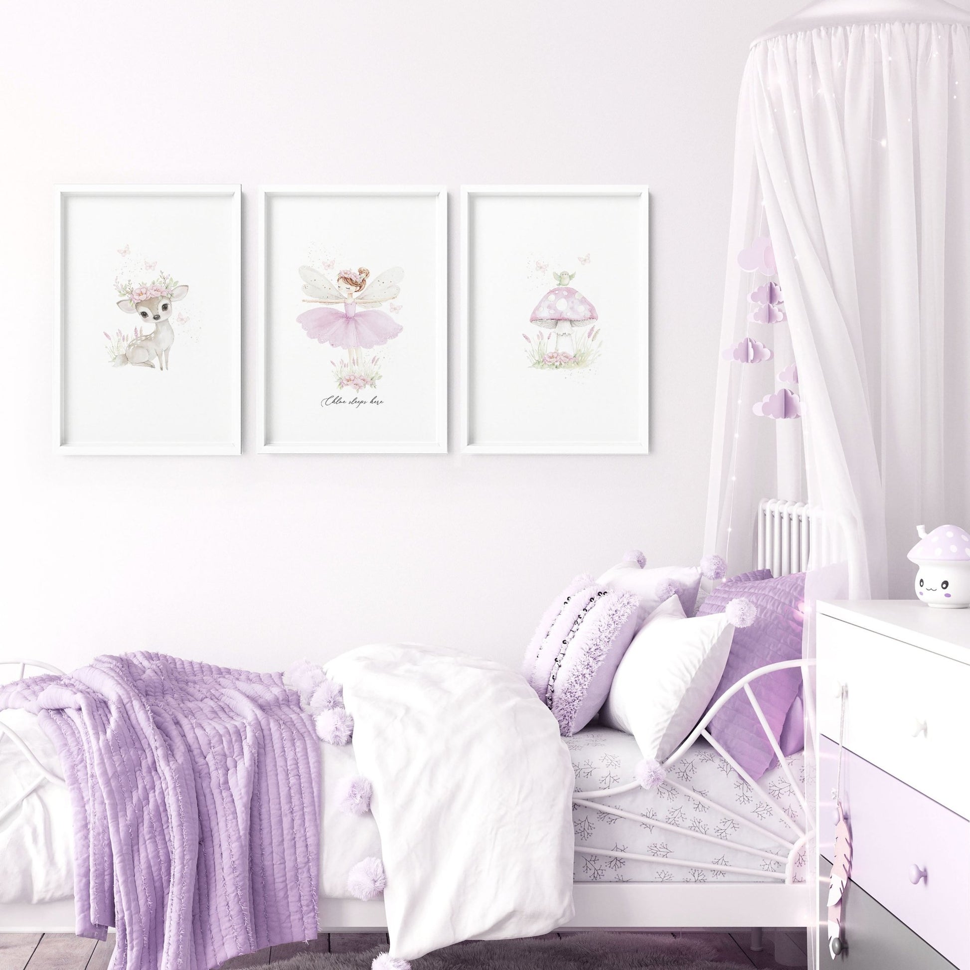 Nursery Artwork | Set of 3 wall art prints