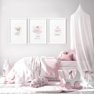 Nursery Artwork | Set of 3 wall art prints