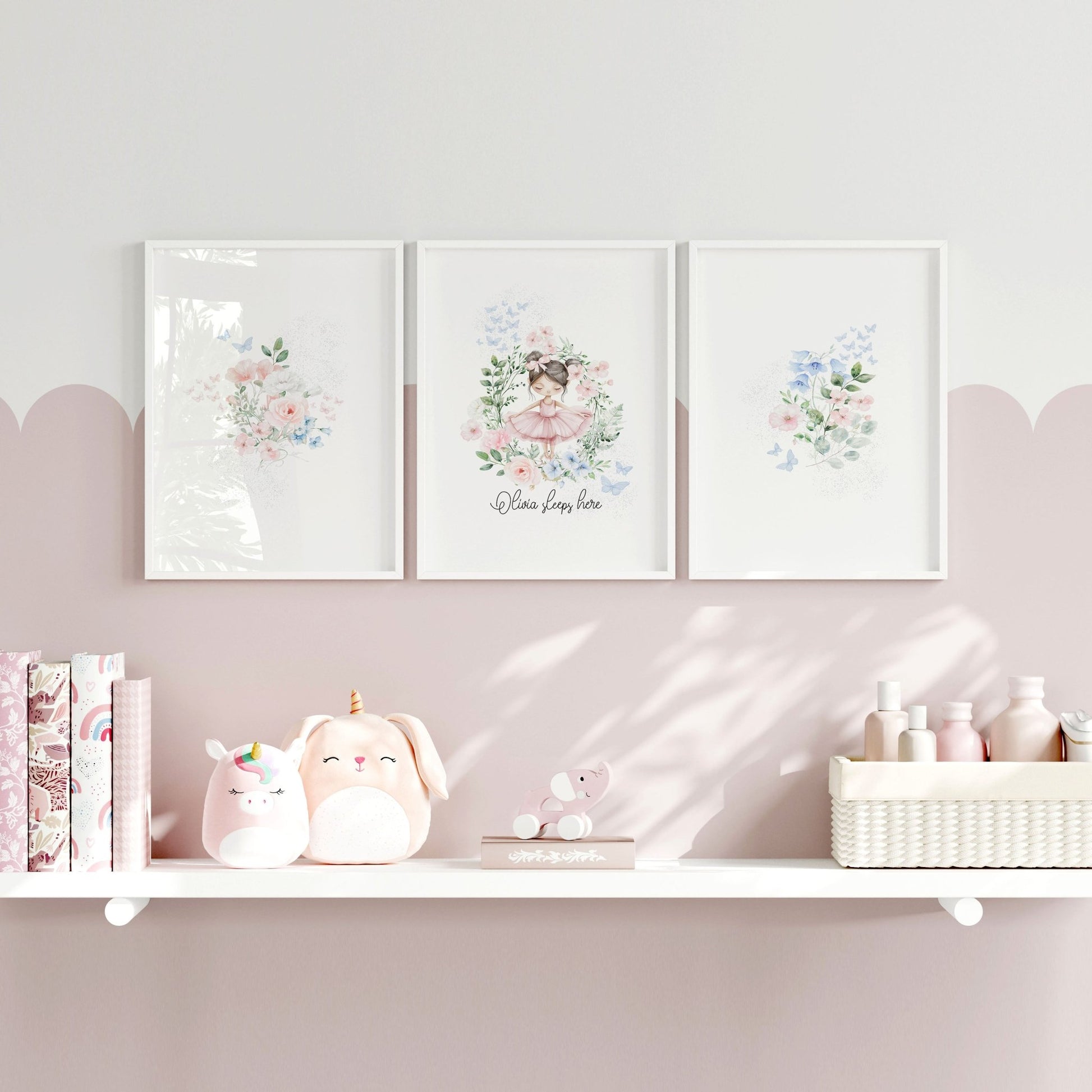 Nursery Paintings | Set of 3 wall art prints