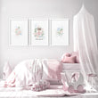 Nursery Paintings | Set of 3 wall art prints