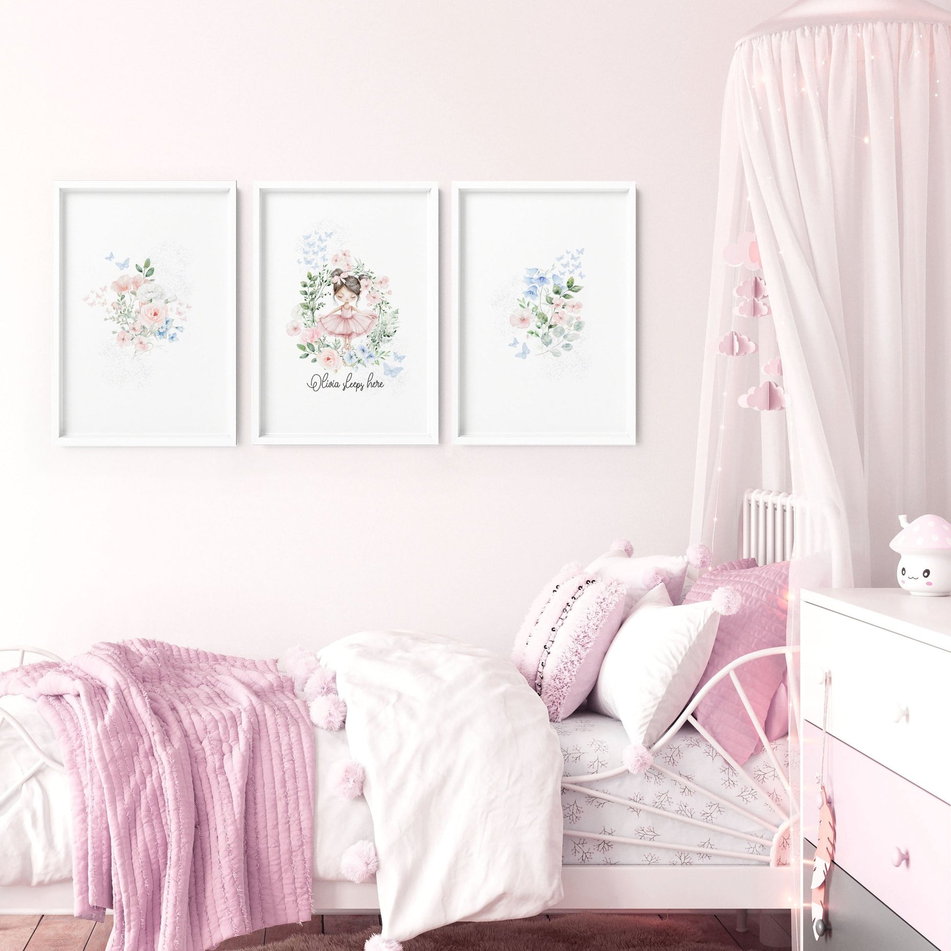 Nursery Paintings | Set of 3 wall art prints