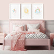 Nursery Rainbow Decor | Set of 3 wall art prints