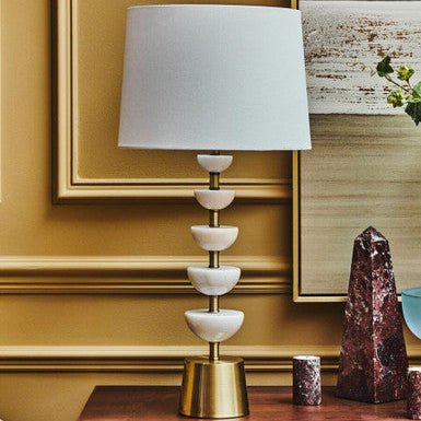 OcalaÂ White Table Lamp