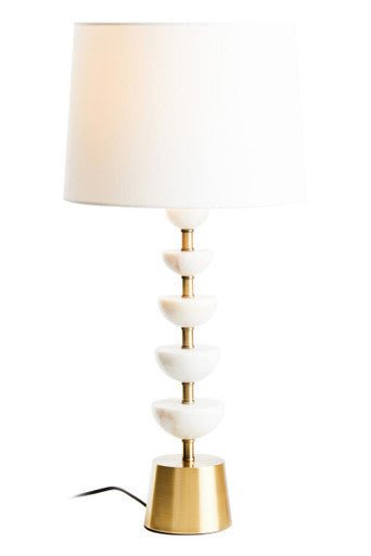 OcalaÂ White Table Lamp