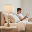 OcalaÂ White Table Lamp