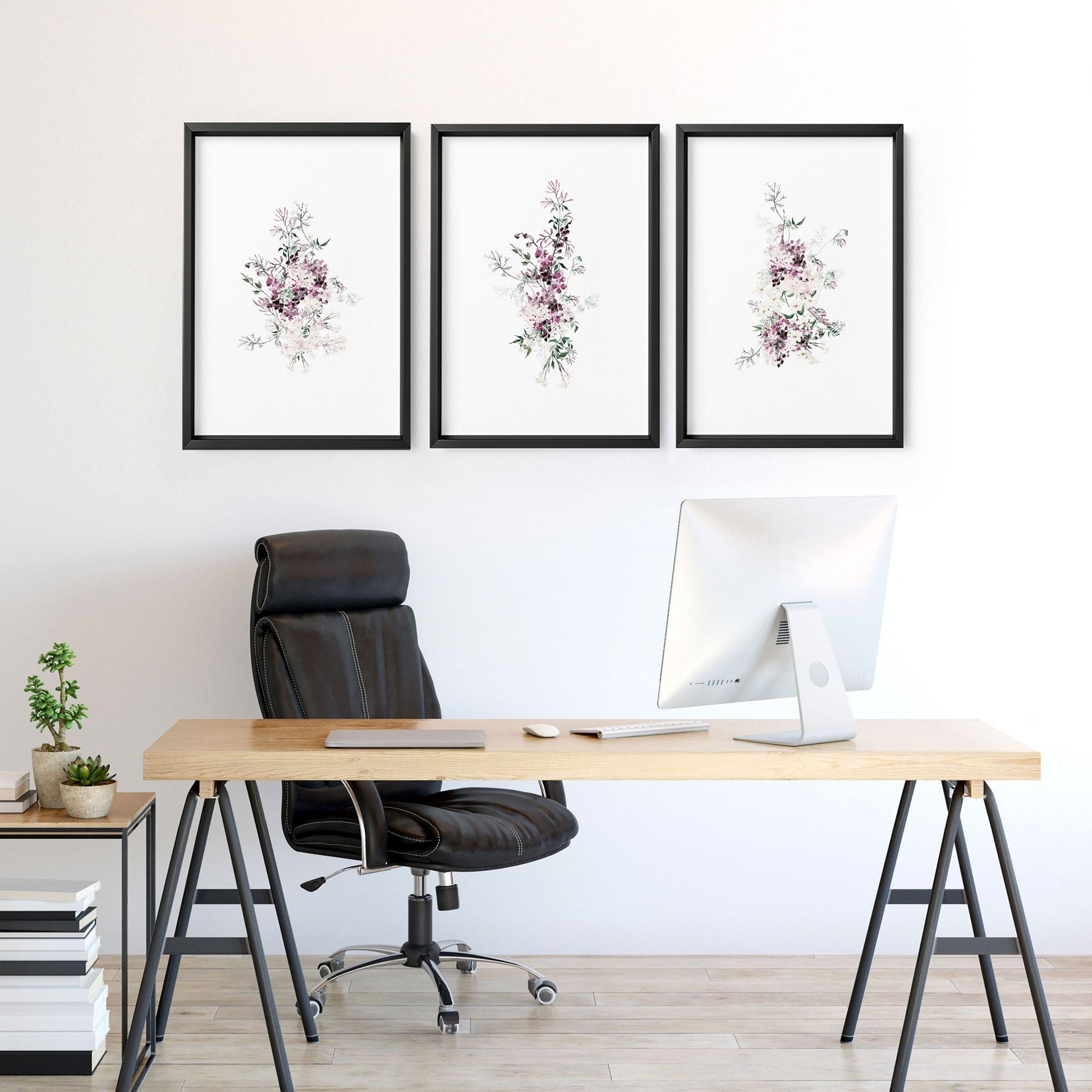 Office Art Ideas | Set of 3 wall art prints